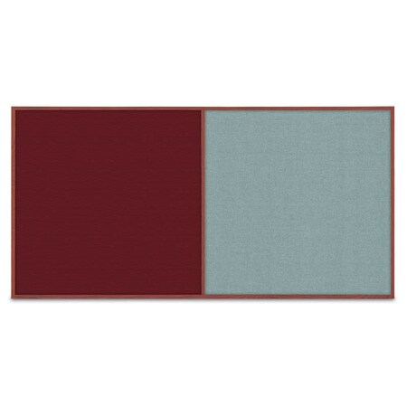United Visual Products Enclosed Corkboard, 3 Door, 96"x48", 4" Fra, UV3413-GOLD-APRICOT UV3413-GOLD-APRICOT